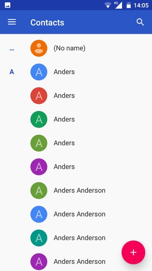 Select the Menu button