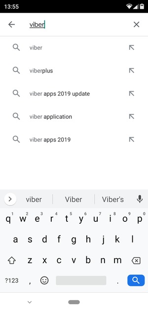 Enter the app name and select Search