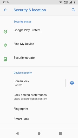 Your phone is now secure with a screen lock