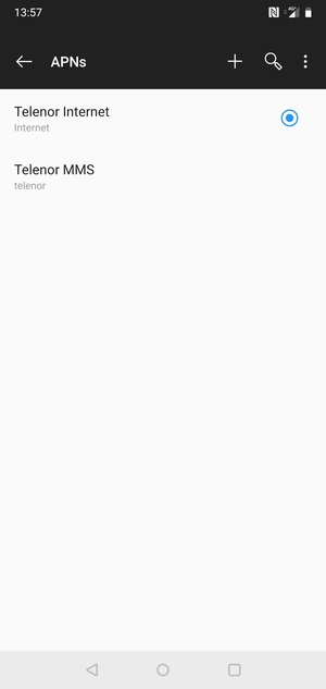 Select the Menu button