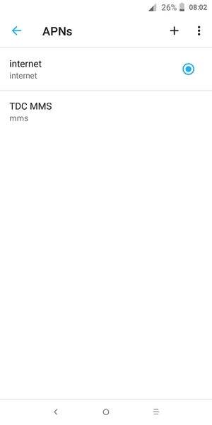 Your phone has now been set up to MMS