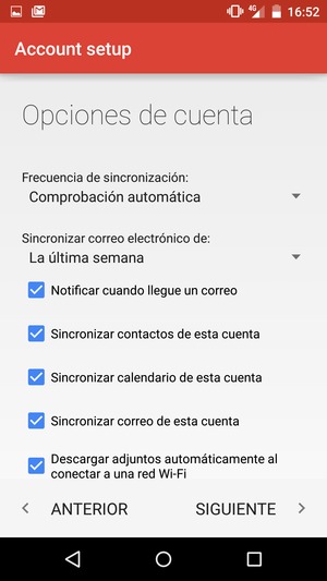 Seleccione SIGUIENTE
