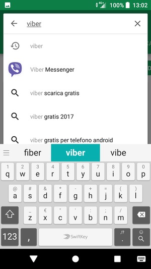 Inserisci il nome dell'app e seleziona Cerca