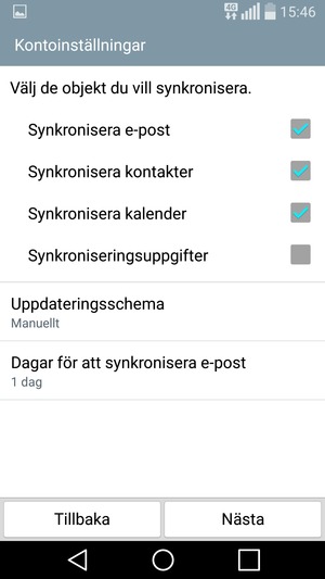 Välj Nästa
