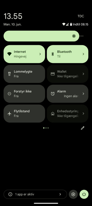 Vælg Internet