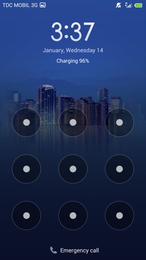 Your phone is now secure with a screen lock