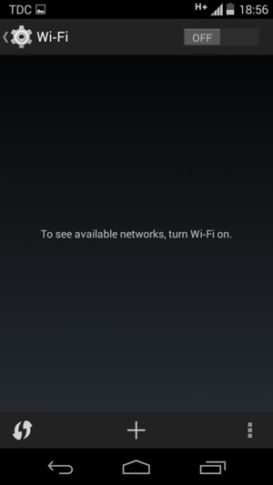 Turn on Wi-Fi