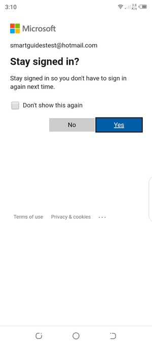 Select your preferred option