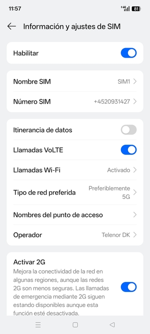 Seleccione Nombres del punto de acceso