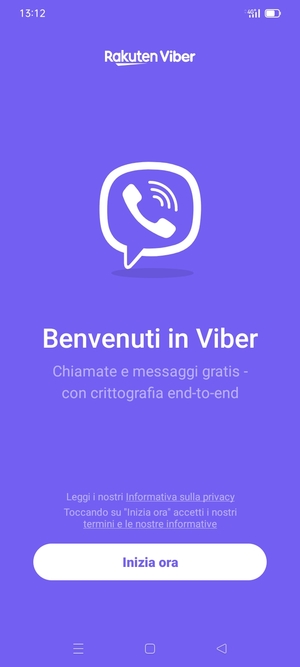 L'app è pronta per l'uso