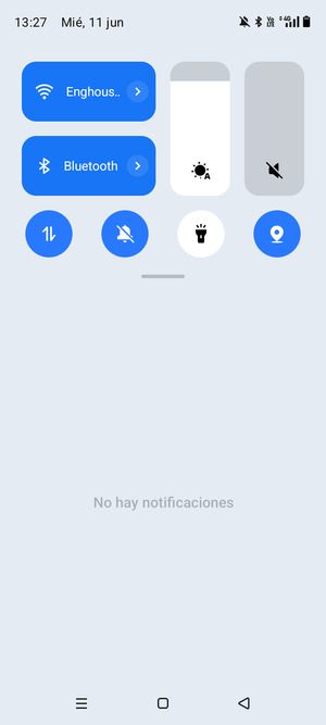 Deslice hacia abajo el menú superior de nuevo