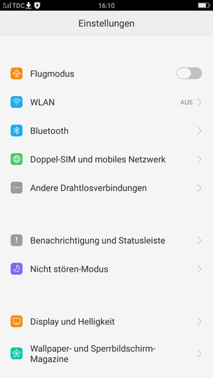 Wählen Sie Doppel-SIM und mobiles Netzwerk