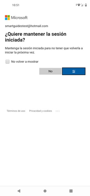 Seleccione la opción deseada