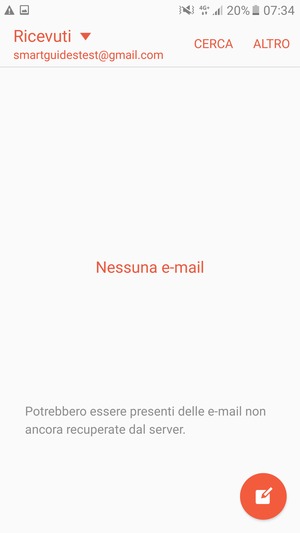 Il tuo Gmail è pronto per l'uso