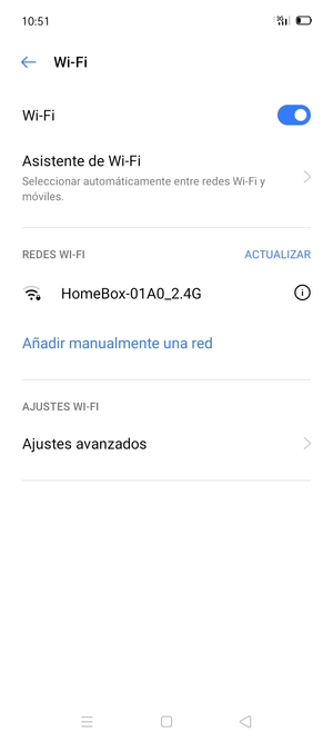 Seleccione la red inalámbrica a la que desea conectarse