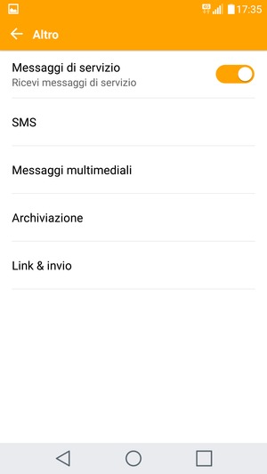 Seleziona SMS