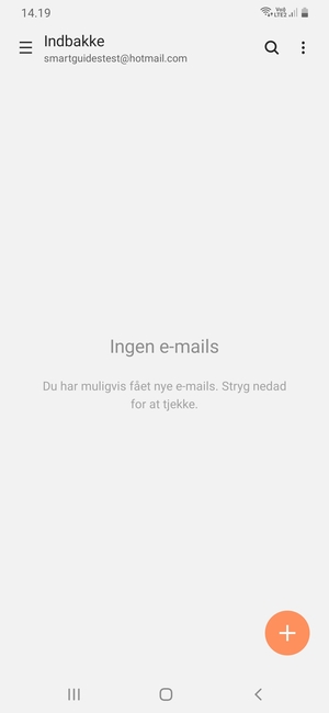 Din Hotmail er klar til brug