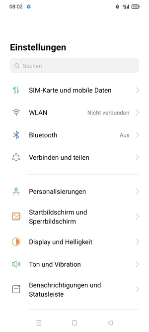 Wählen Sie WLAN