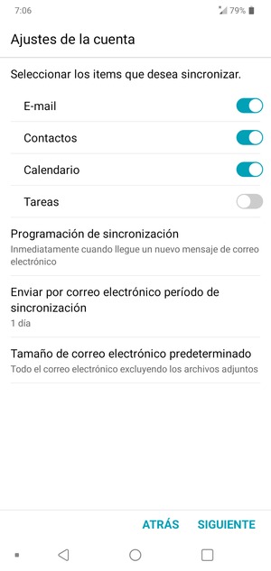 Seleccione SIGUIENTE