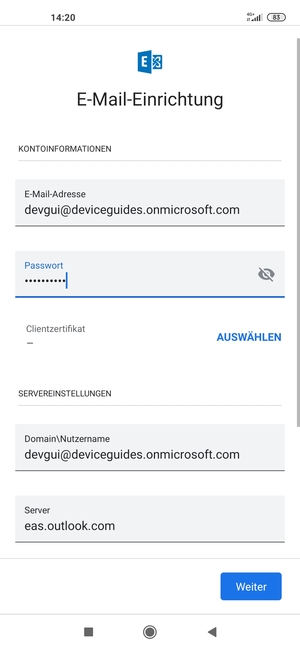 Geben Sie Ihre Passwort ein