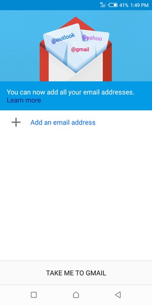 Select Add an email address