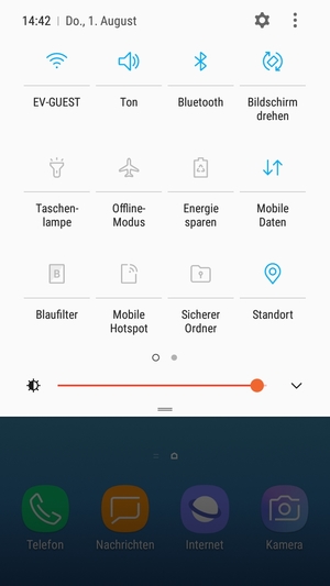 Schalten Sie WLAN und Bluetooth aus