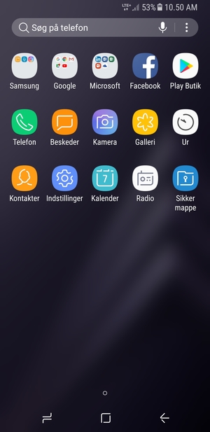 Vælg Samsung