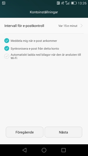 Välj Nästa