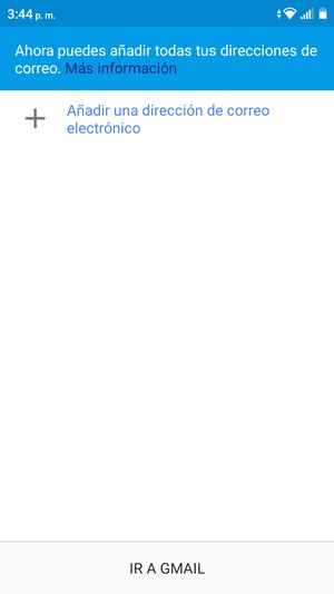 Seleccione Añadir una dirección de correo electrónico