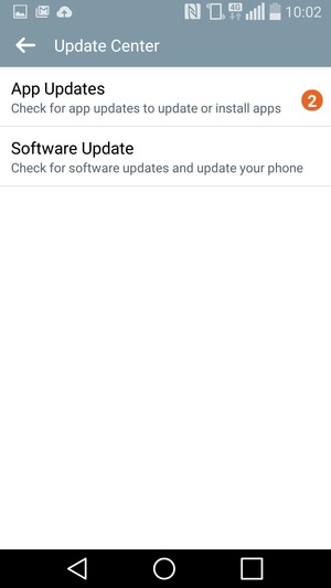 Select Software Update
