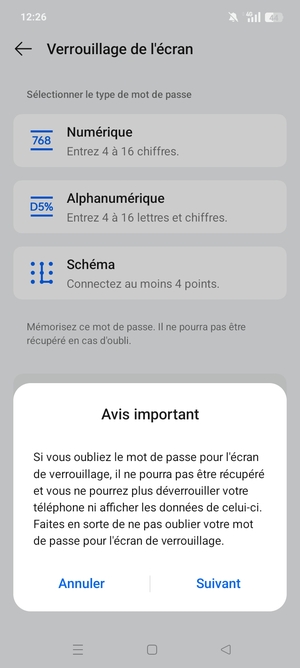 Sélectionnez Suivant