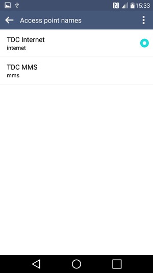 Select the Menu button
