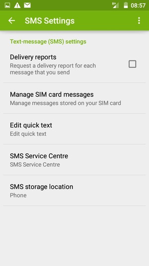 Select SMS Service Centre