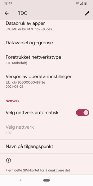 Bla til og velg Navn på tilgangspunkt