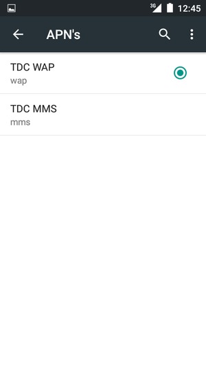 Selecteer de Menu-knop