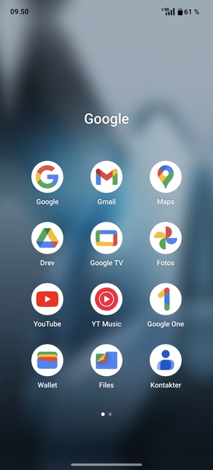 Vælg Gmail
