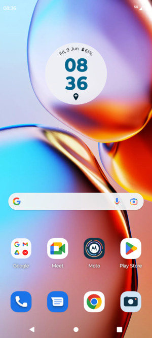 Swipe up