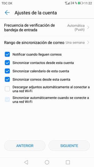 Seleccione SIGUIENTE