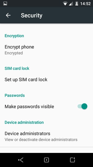 To change the PIN for the SIM card, return to the Security menu and select Set up SIM card lock