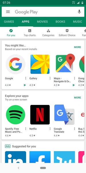 Select the Search bar