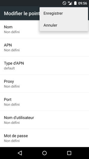 Sélectionnez Enregistrer