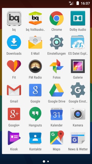 Wählen Sie Einstellungen