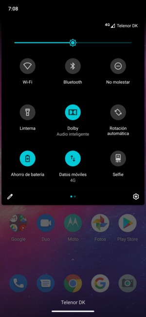 Seleccione el botón Ajustes