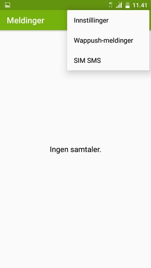 Velg Innstillinger