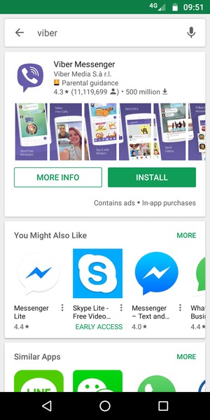 Select the app