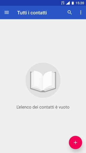 Seleziona il tasto Menu