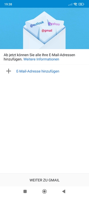 Wählen Sie E-Mail-Adresse hinzufügen