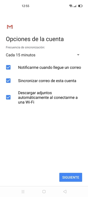 Seleccione SIGUIENTE