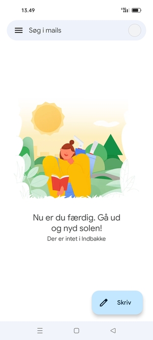 Din Hotmail er klar til brug