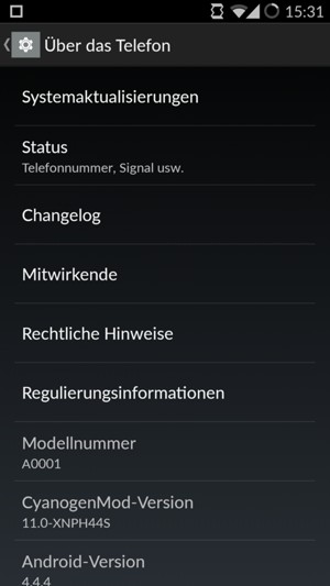 Wählen Sie Systemaktualisierungen